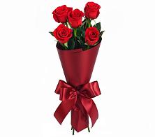 Букет 5 Красных роз Эдлесс Лав в Островном