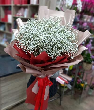 Букет цветов из: Гипсофила в Островном
