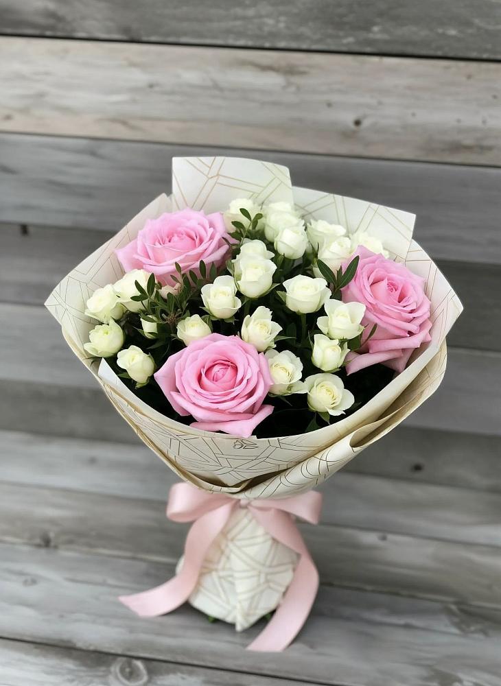 Букет цветов из: Розы в Островном