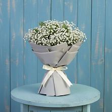 Букет цветов из:  Гипсофила в Островном