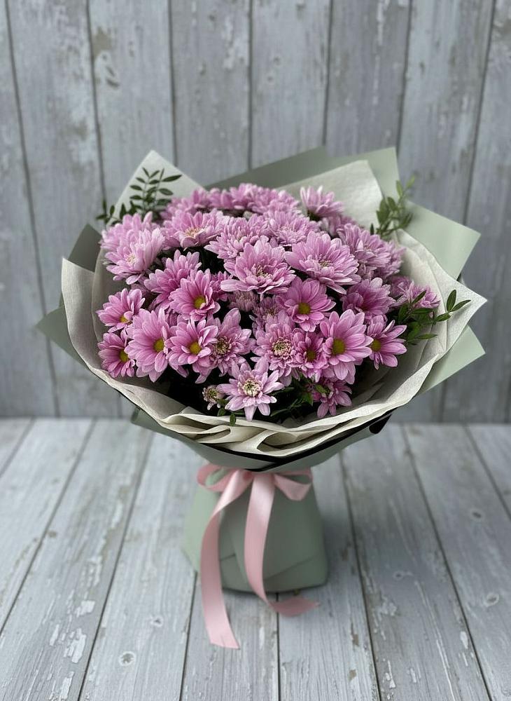 Букет цветов из: Хризантемы в Островном