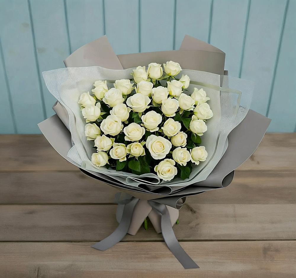 Букет Белоснежная нежность в Островном