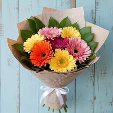 Букет цветов из:  Герберы в Островном