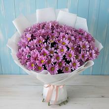 Букет цветов из:  Хризантемы в Островном