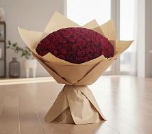 Букет 101 Красная роза в Островном