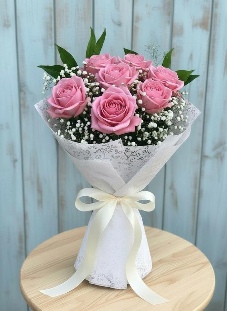 Букет цветов из: Розы в Островном