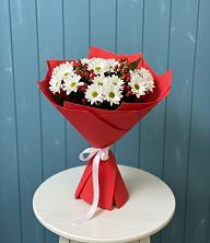 Букет цветов из:  Хризантемы в Островном