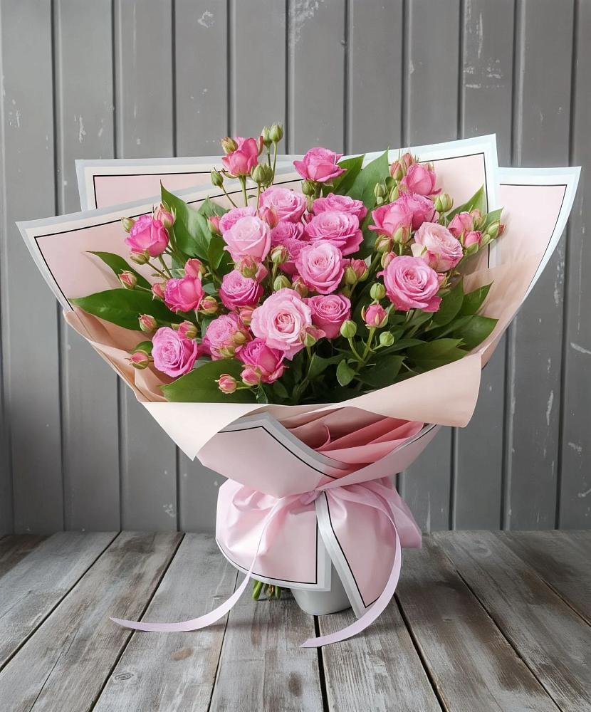 Букет Розовый кустик в Островном
