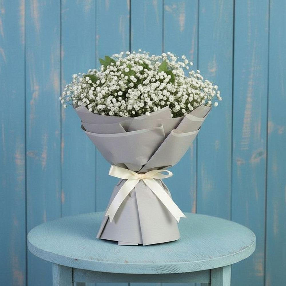 Букет цветов из: Гипсофила в Островном