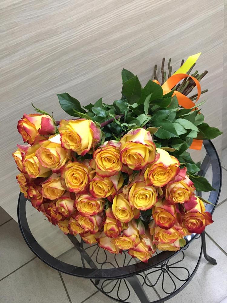 Букет Желтые розы в Островном