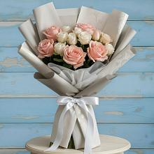 Букет цветов из:  Розы #REPLACE_PRED# Островном