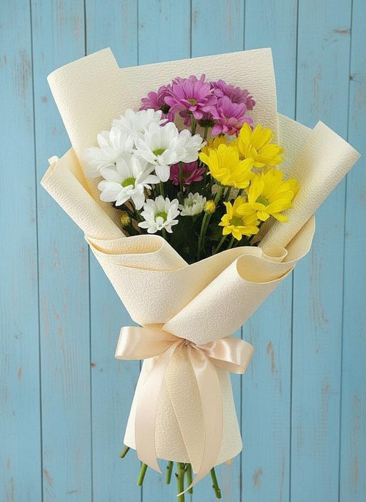Букет цветов из: Хризантемы в Островном