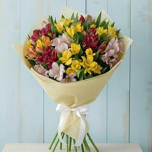 Букет цветов из:  Альстромерии в Островном