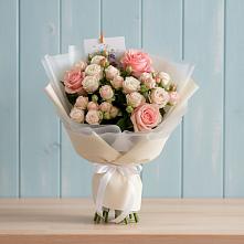 Букет цветов из:  Розы в Островном