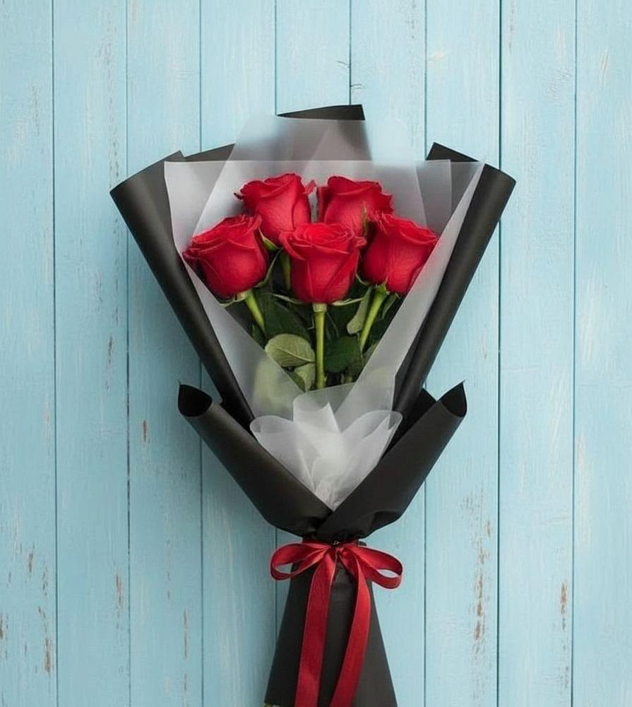 Букет цветов из: Розы в Островном