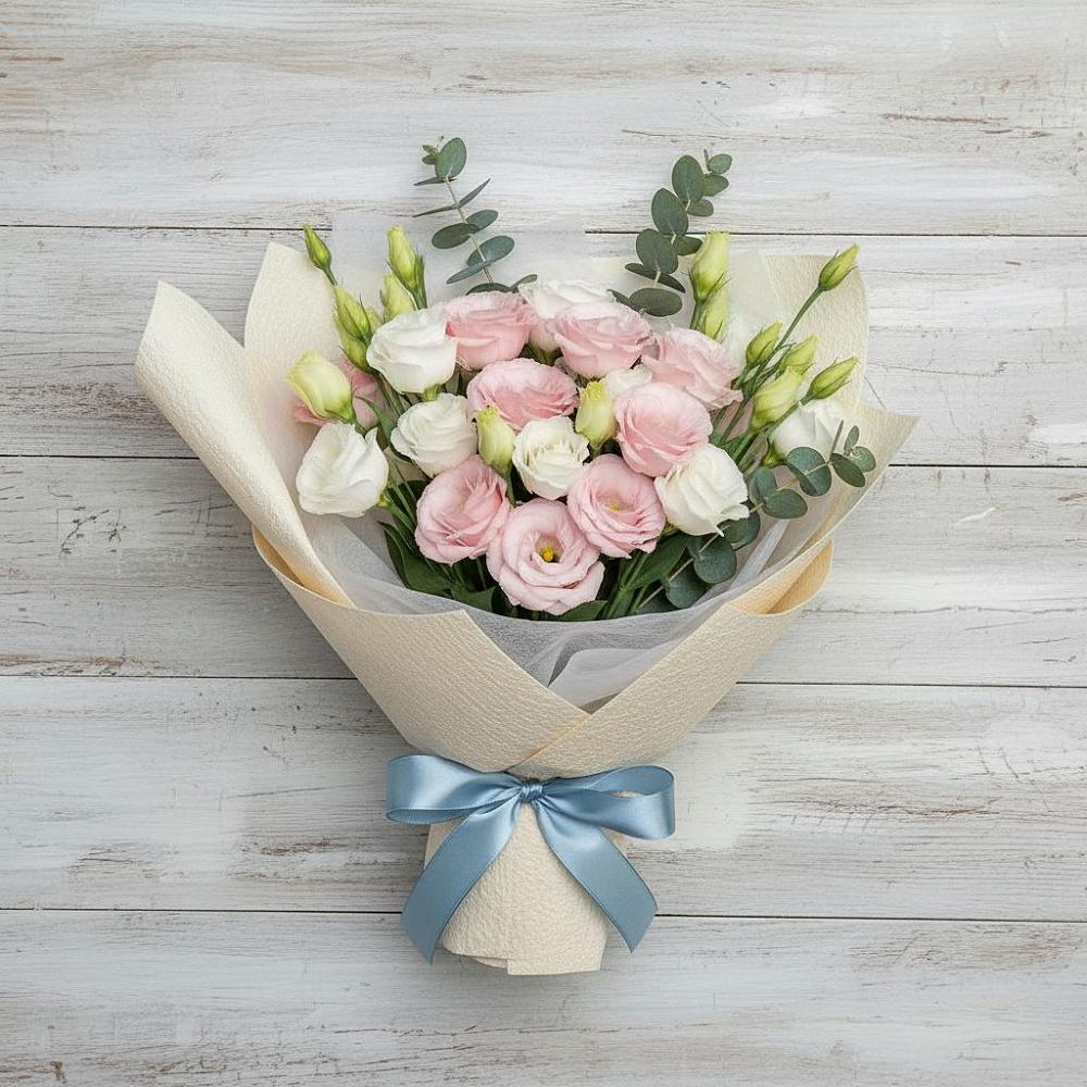 Букет цветов из: Лизиантусы в Островном